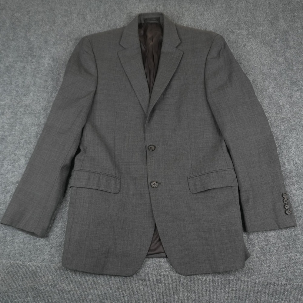 Lauren Ralph Lauren Blazer Mens 38R Gray 100% Wool 2-Button Sport Coat Jacket